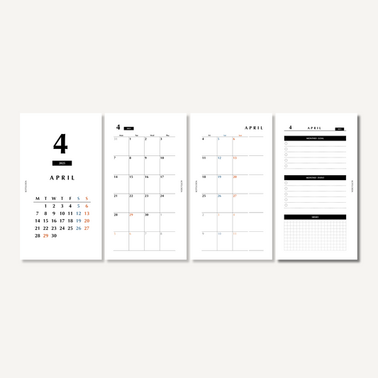 マンスリーリフィル|2025年4月〜2026年3月(スタンダード)