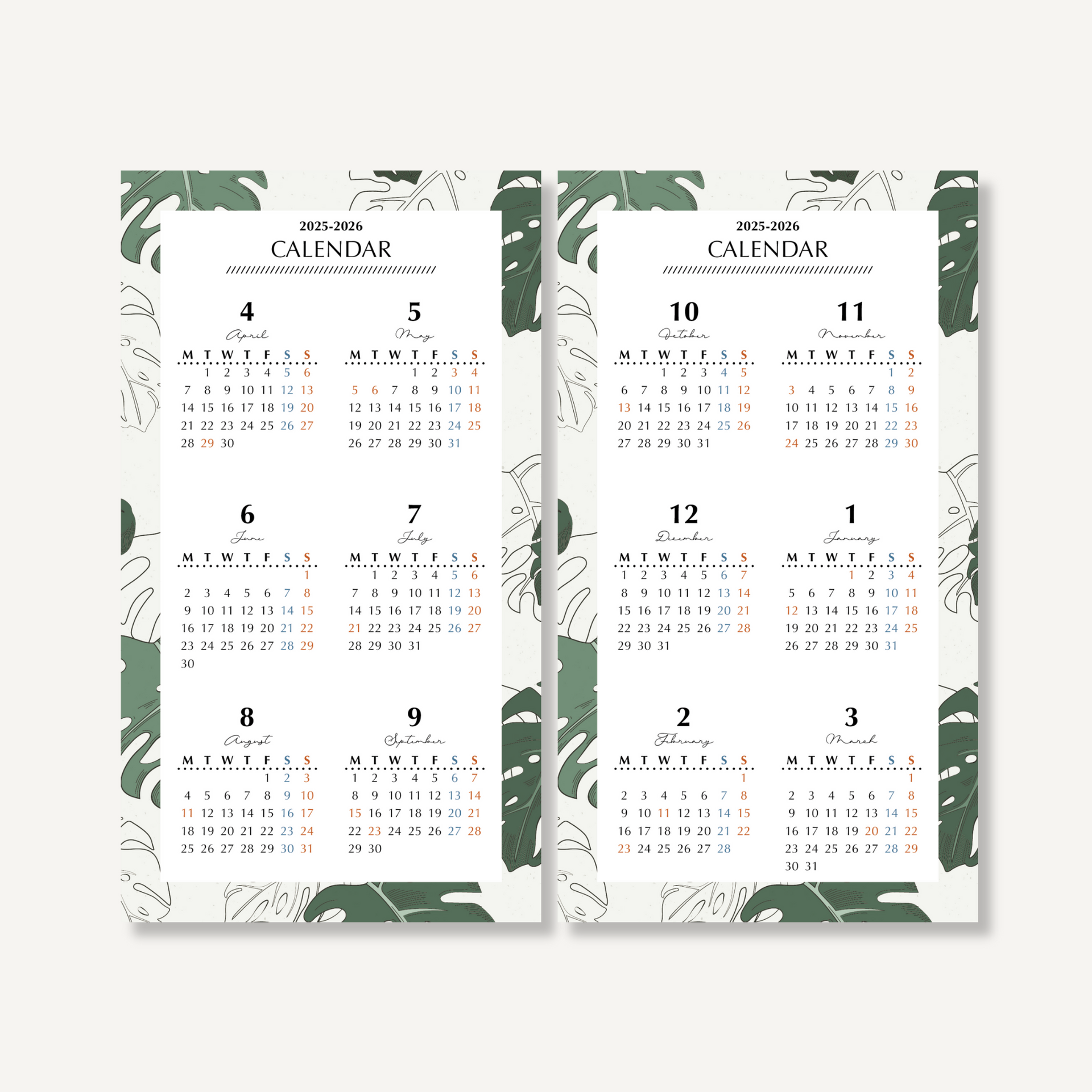  Man 公式カレンダー 2025-2026 Snow Man オフィシャルカレンダー 2025.04-2026.03 ([カレンダー